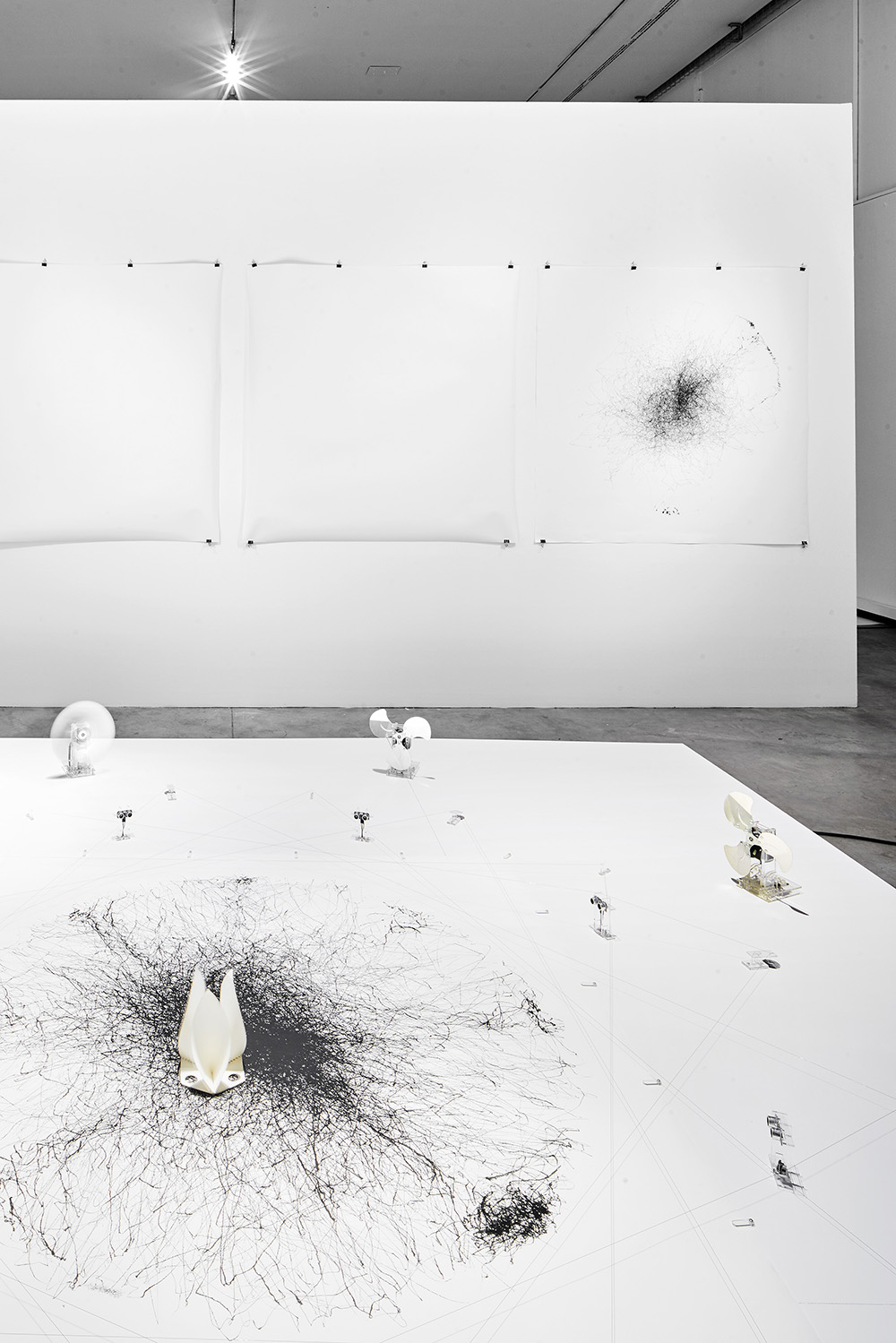 This exhibition combines automation and architecture to explore the potentials of generative drawing