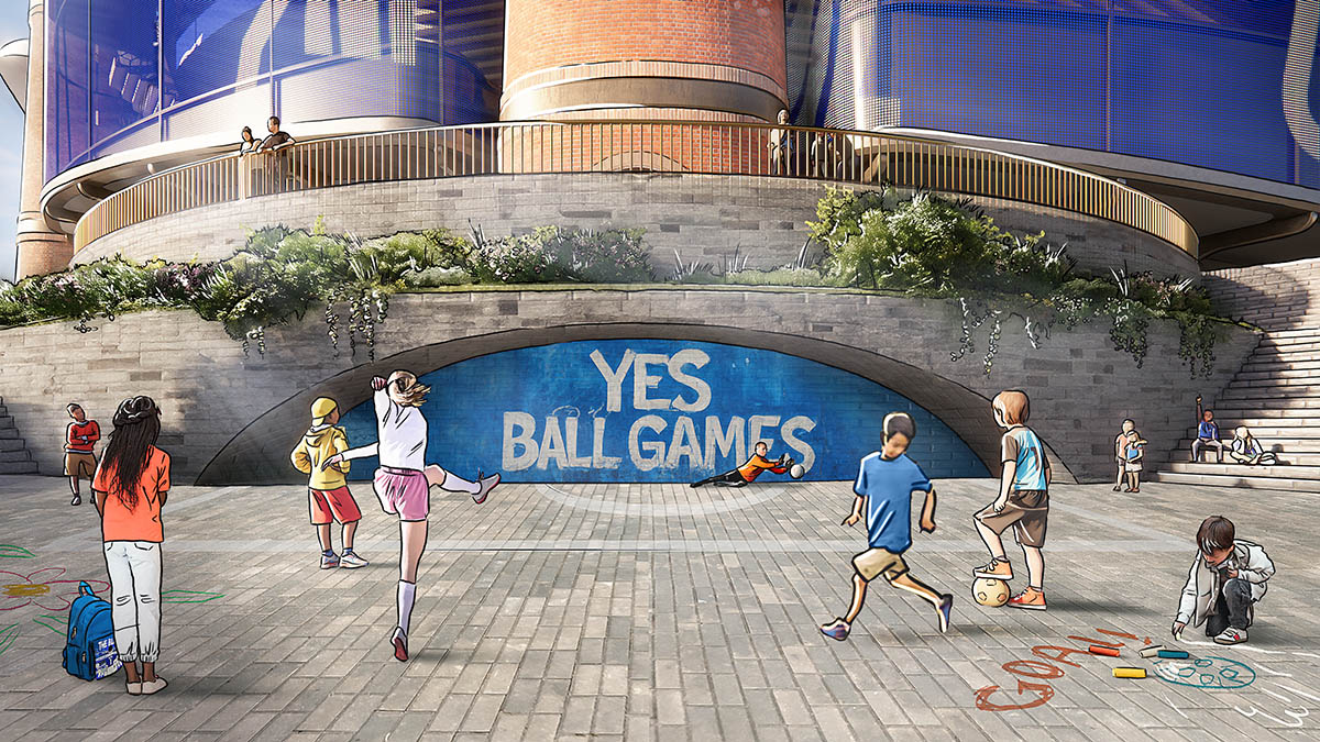 New Birmingham City FC Stadium to feature twelve brick chimneys, celebrating the city's heritage