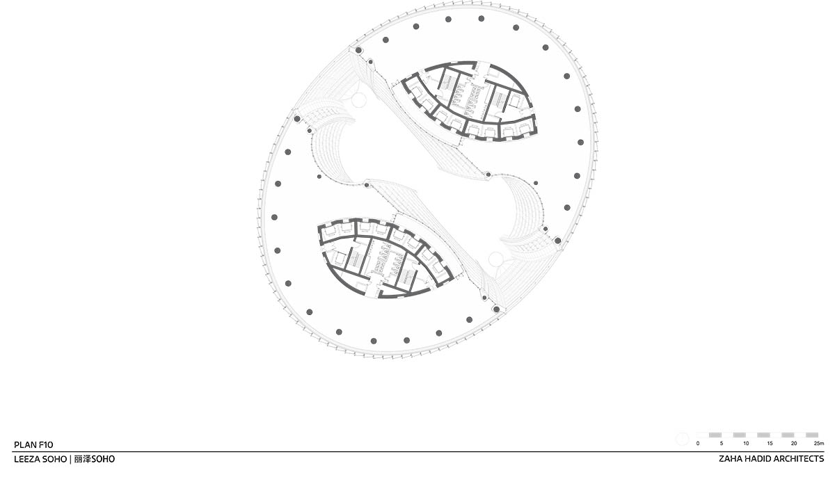 Zaha Hadid Architects completes Leeza SOHO with the world’s tallest atrium in Beijing