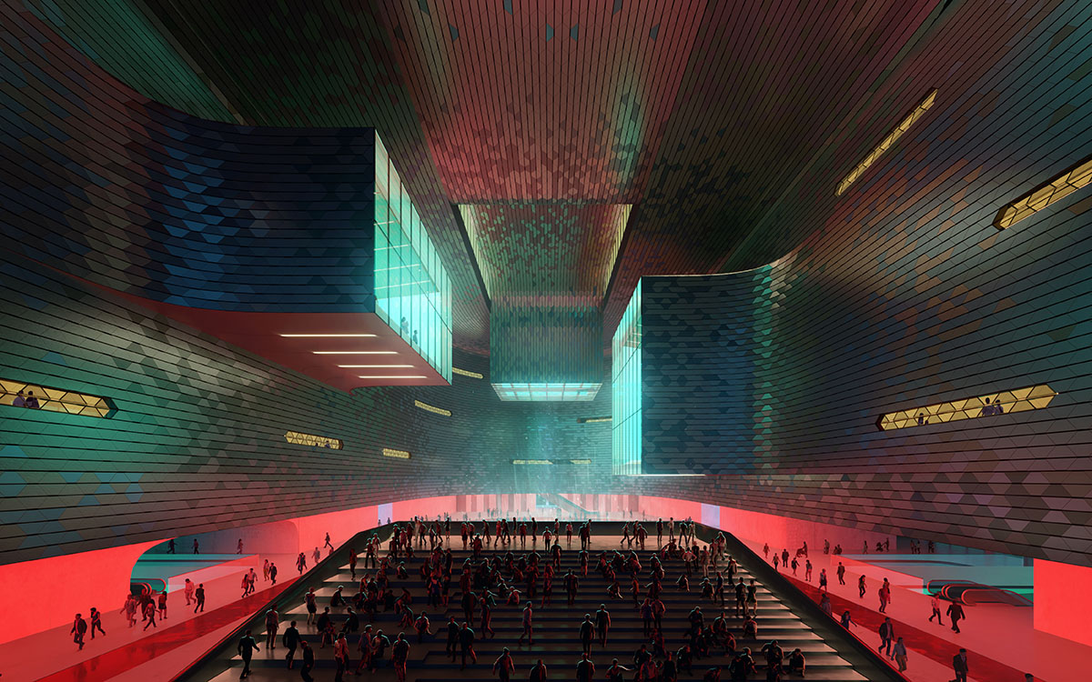Zaha Hadid Architects reveals new Shenzhen Science & Technology Museum with undulating terraces