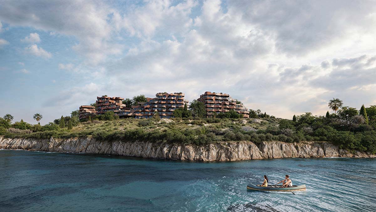 NOA blends earthy elegance with enchanting hillscapes for Berdenesh Hills in Saranda, Albania