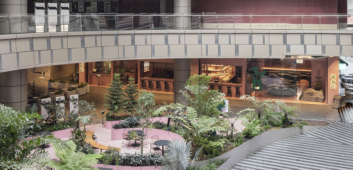 Nature Times Art Design completes farm to table restaurant with saturated color palette in Shenzhen