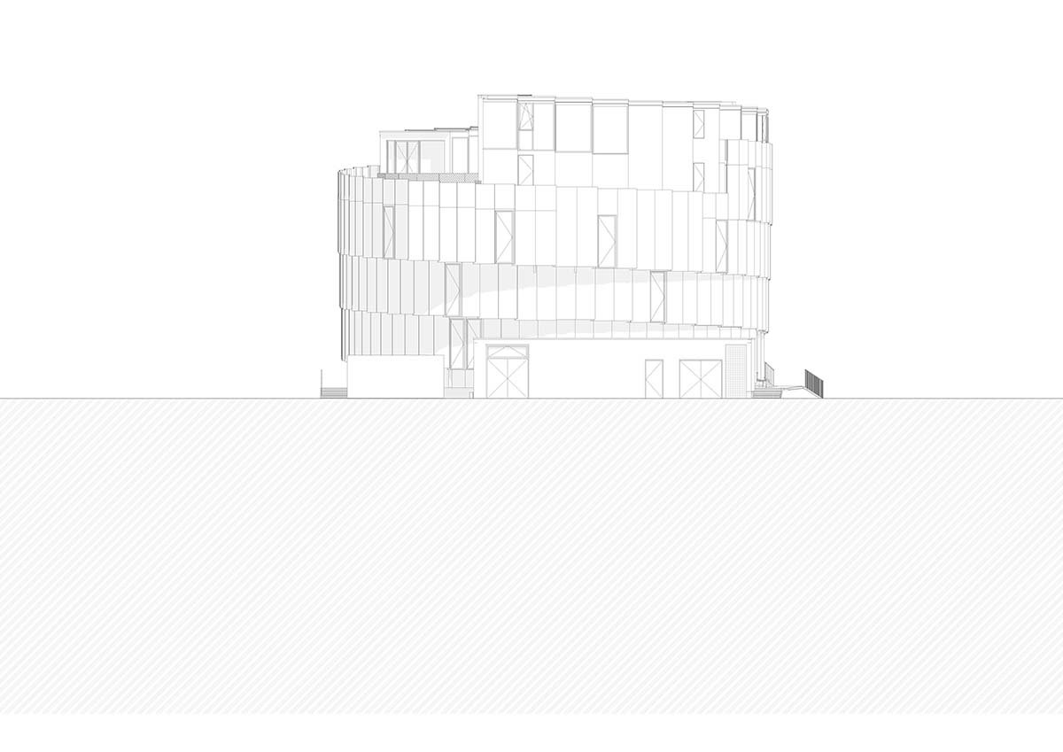 Rotating glass and wooden volumes reflect energy and continuous development at the Czech Pavilion 