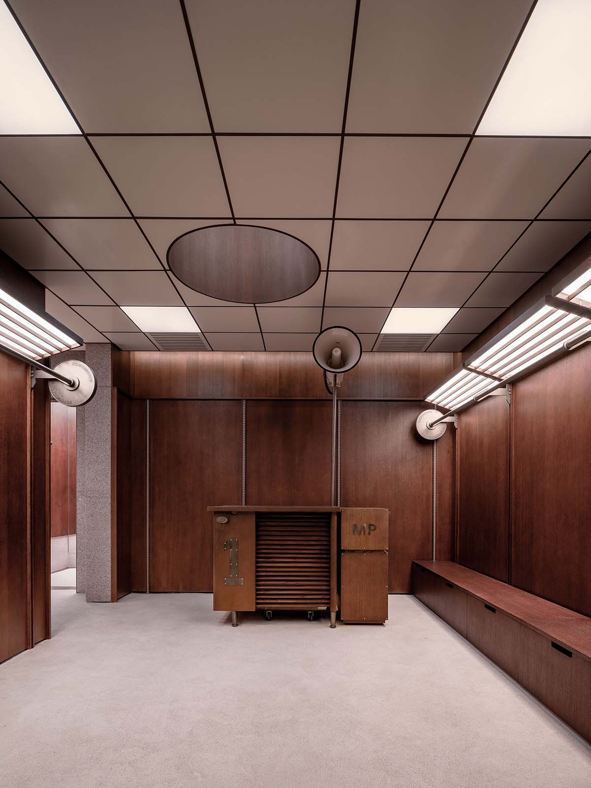 TOMO Design brings retro aesthetics with office-inspired scenography into a fashion store