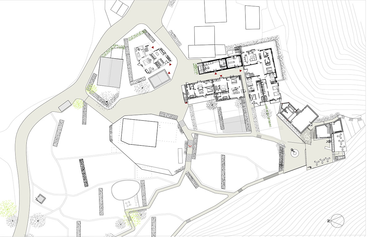 MDO converts existing village houses into a boutique hotel inspired by traditional lantern culture 