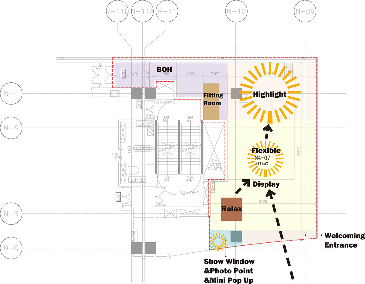 Sò Studio merges educational games with spatial design for a sports brand in Shanghai 