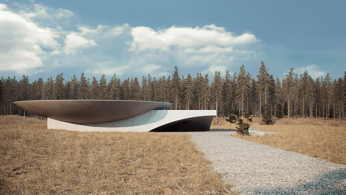 Sergey Makhno Architects designs underground house creating