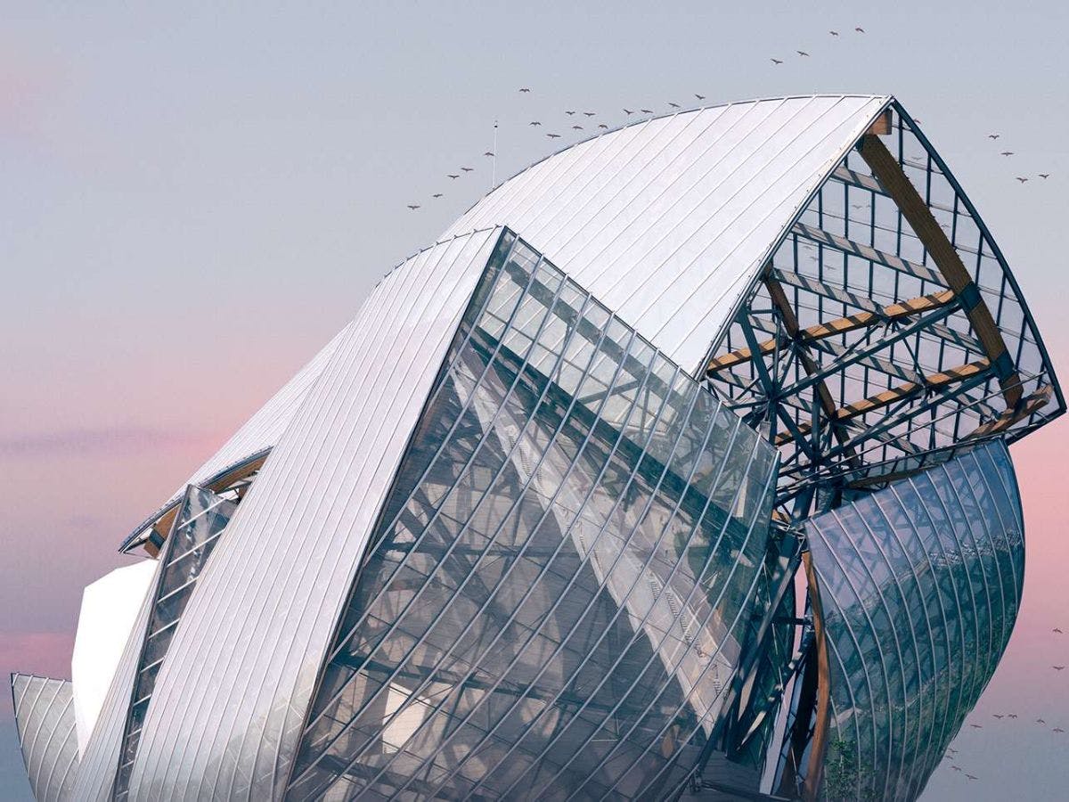 Louis Vuitton Foundation Designed by Frank Gehry Editorial Image - Image of  design, architecture: 79537100