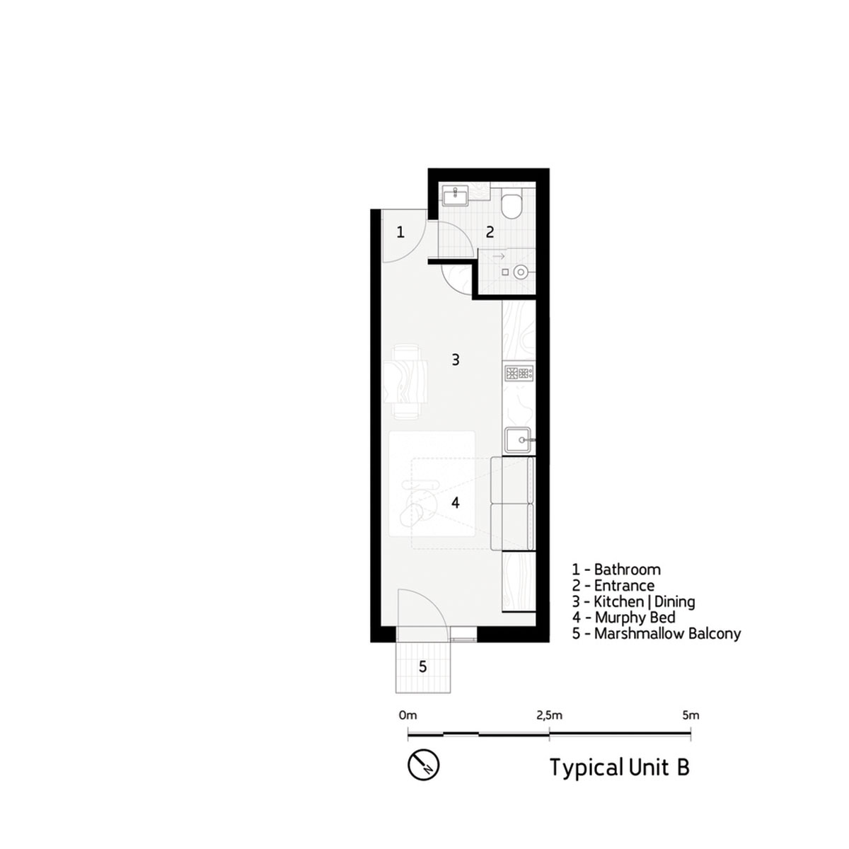 Two Five Five Architects adds protruding bright pink marshmallow balconies to apartment in Cape Town