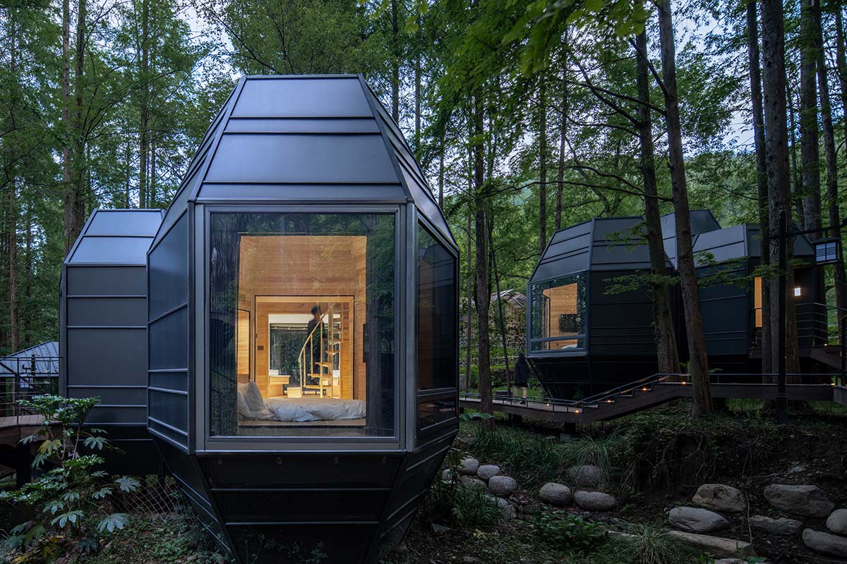 GLA Architects built a poetic hotel that looks like whispers of nature in Hangzhou