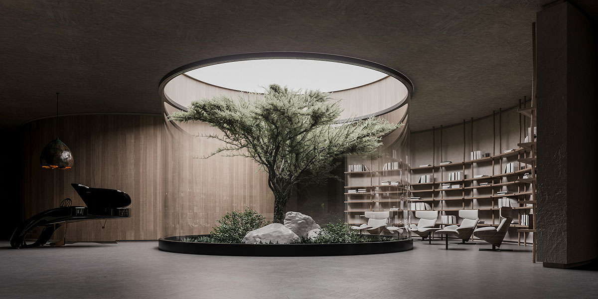 Sergey Makhno Architects designs underground house creating