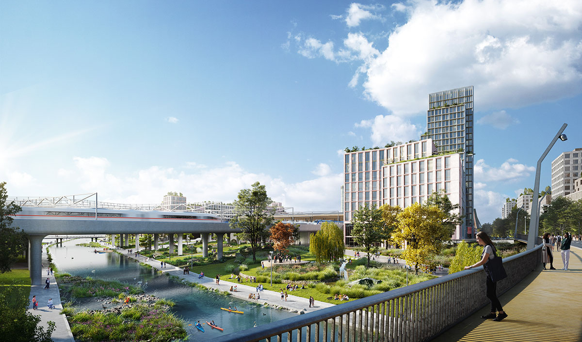Benthem Crouwel Architects and West 8 win competition for new multimodal Brno main station