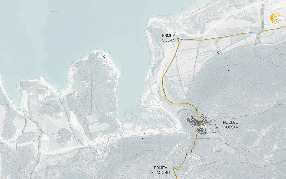 Sebastián Arquitectos SLP converts ancient hermitage into a resting space for pilgrims in Spain 