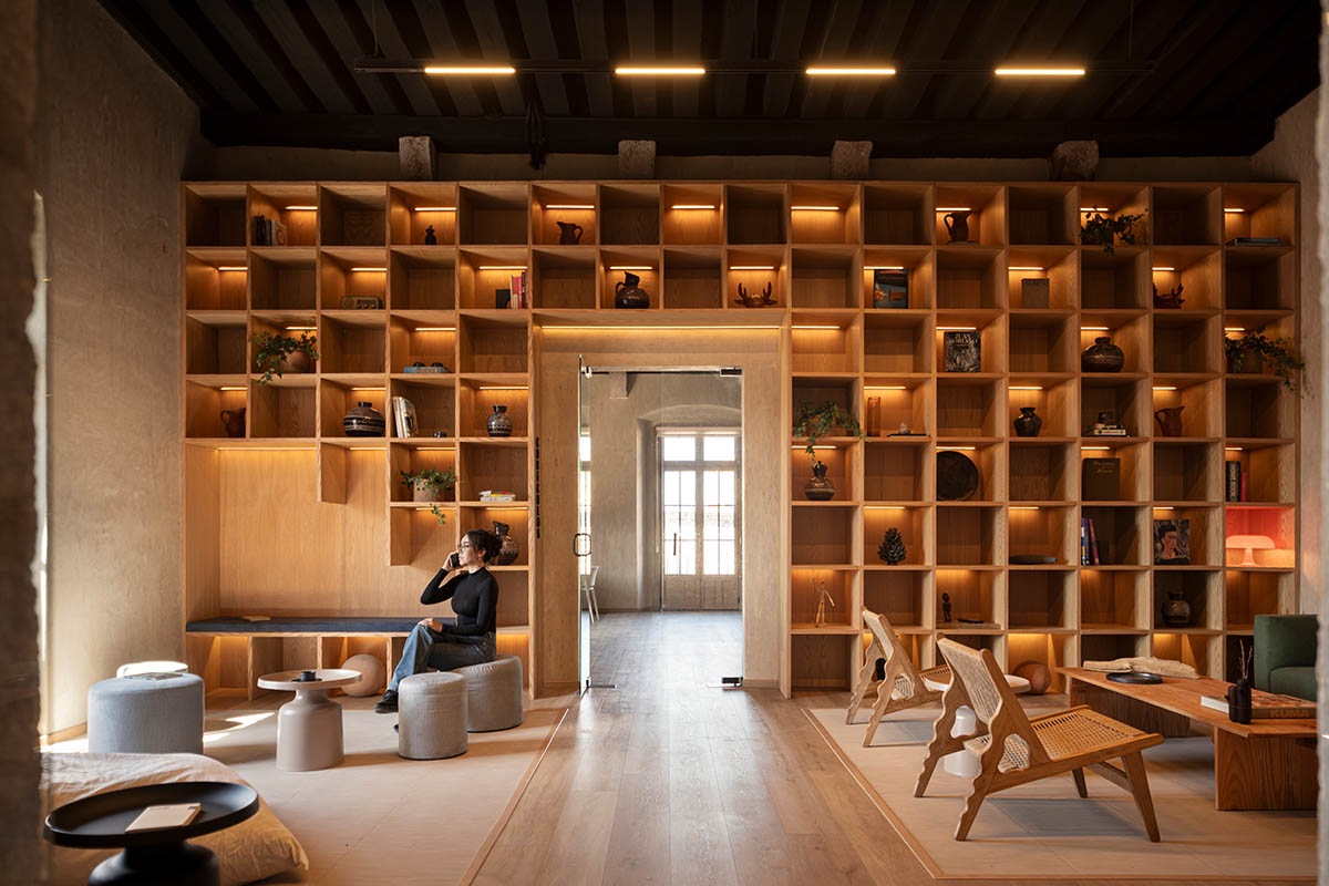 FMA. designs corporate building with warm, earthy tones in a former 17th-century convent