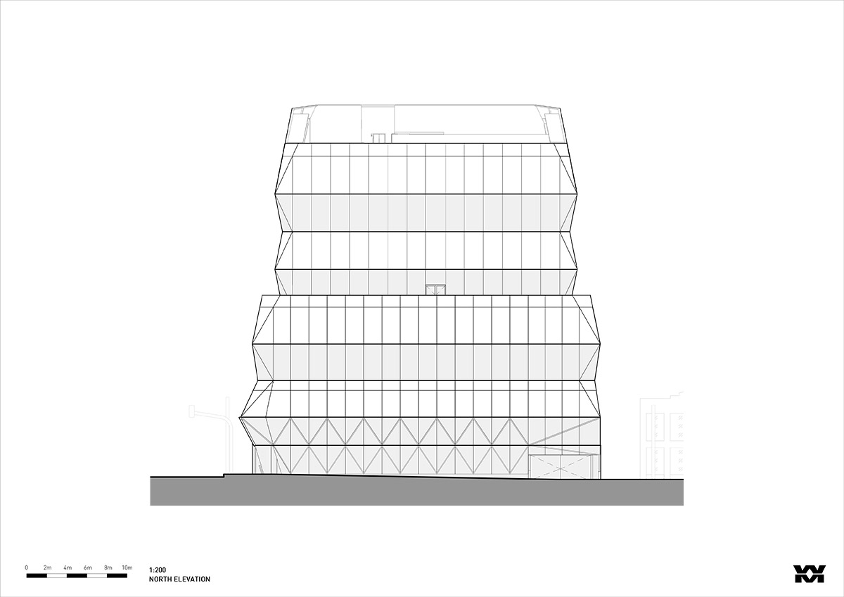 Wood Marsh completes monolithic crystalline Church Street building in Australia