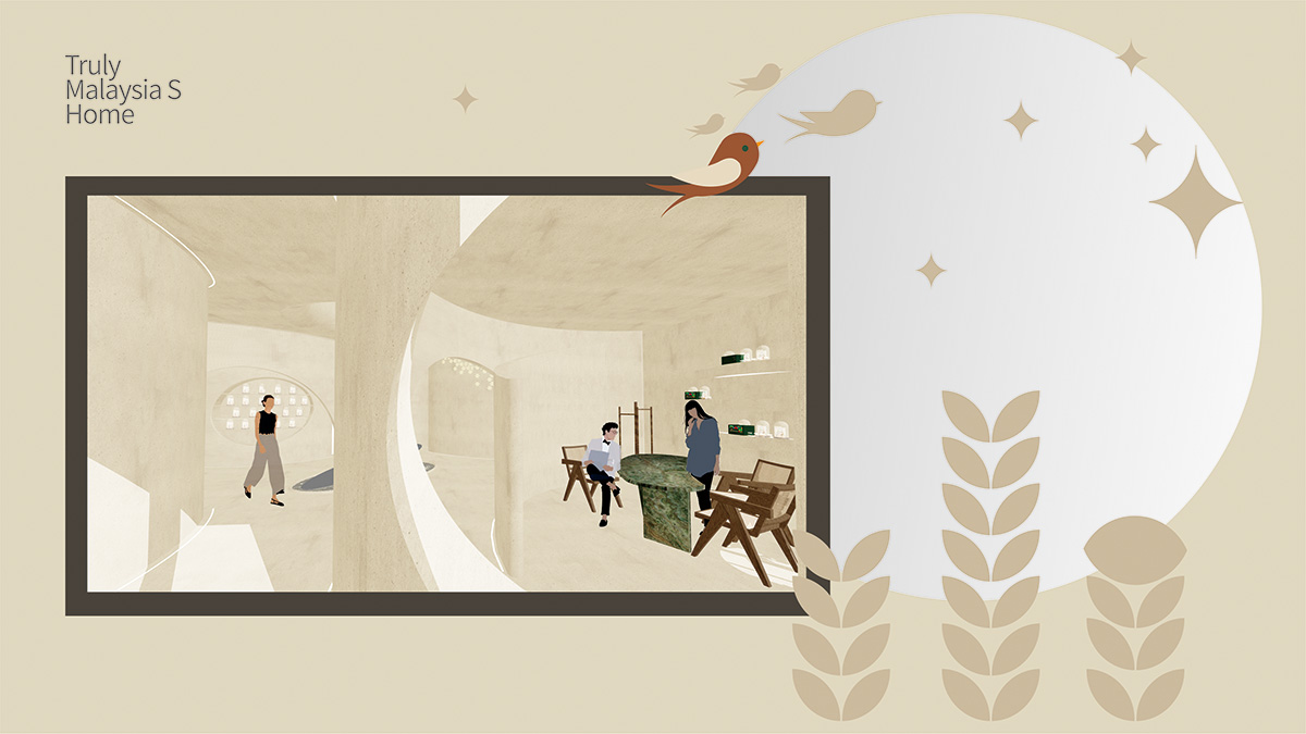 Undulating and smooth walls form this retail store by Panda NANA in Jinan, China