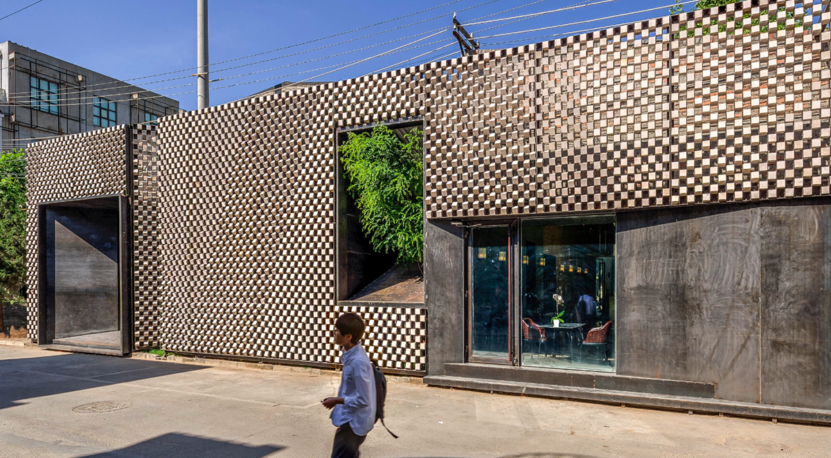 Atelier Alter converts old storage space into a stone archive using thousands of 10cm stone cubes
