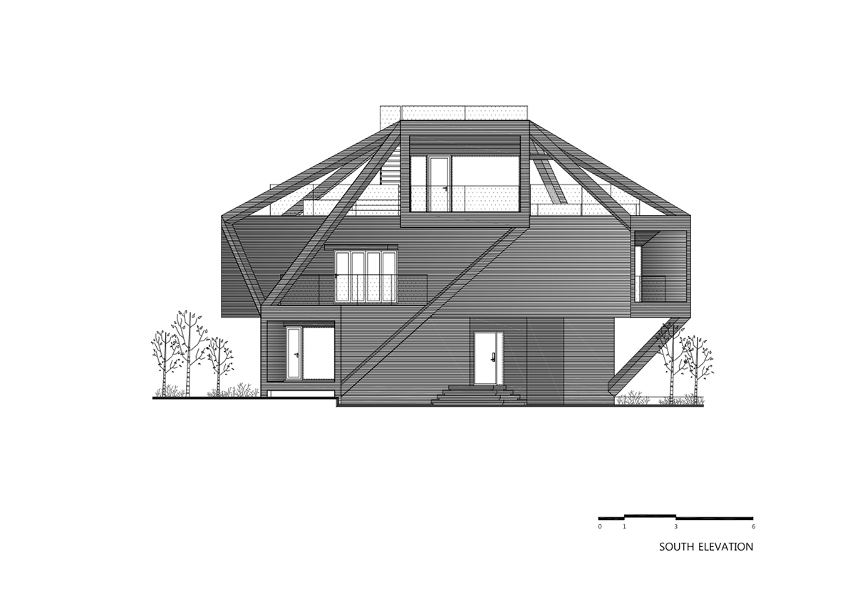 Moon Hoon completes web-like private residence on Jeju Island