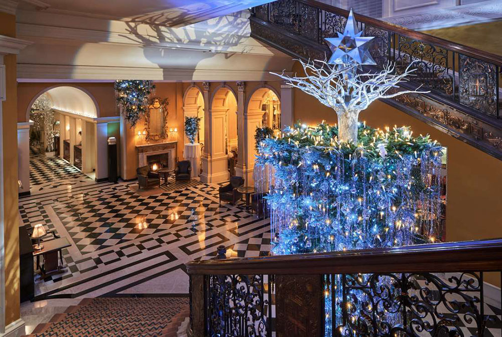 Claridge's unveils 2023 Christmas tree designed by Louis Vuitton