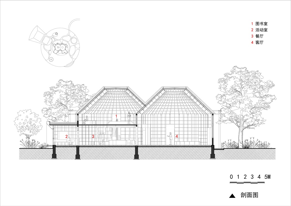 HDD Designed a Mongolian Yurt-Shaped Architecture in a Grassland in China