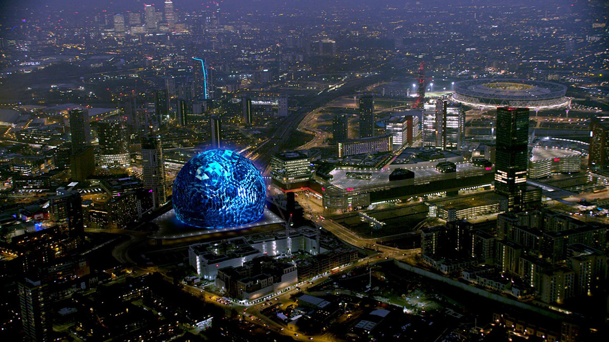 First images released for London's giant spherical concert venue