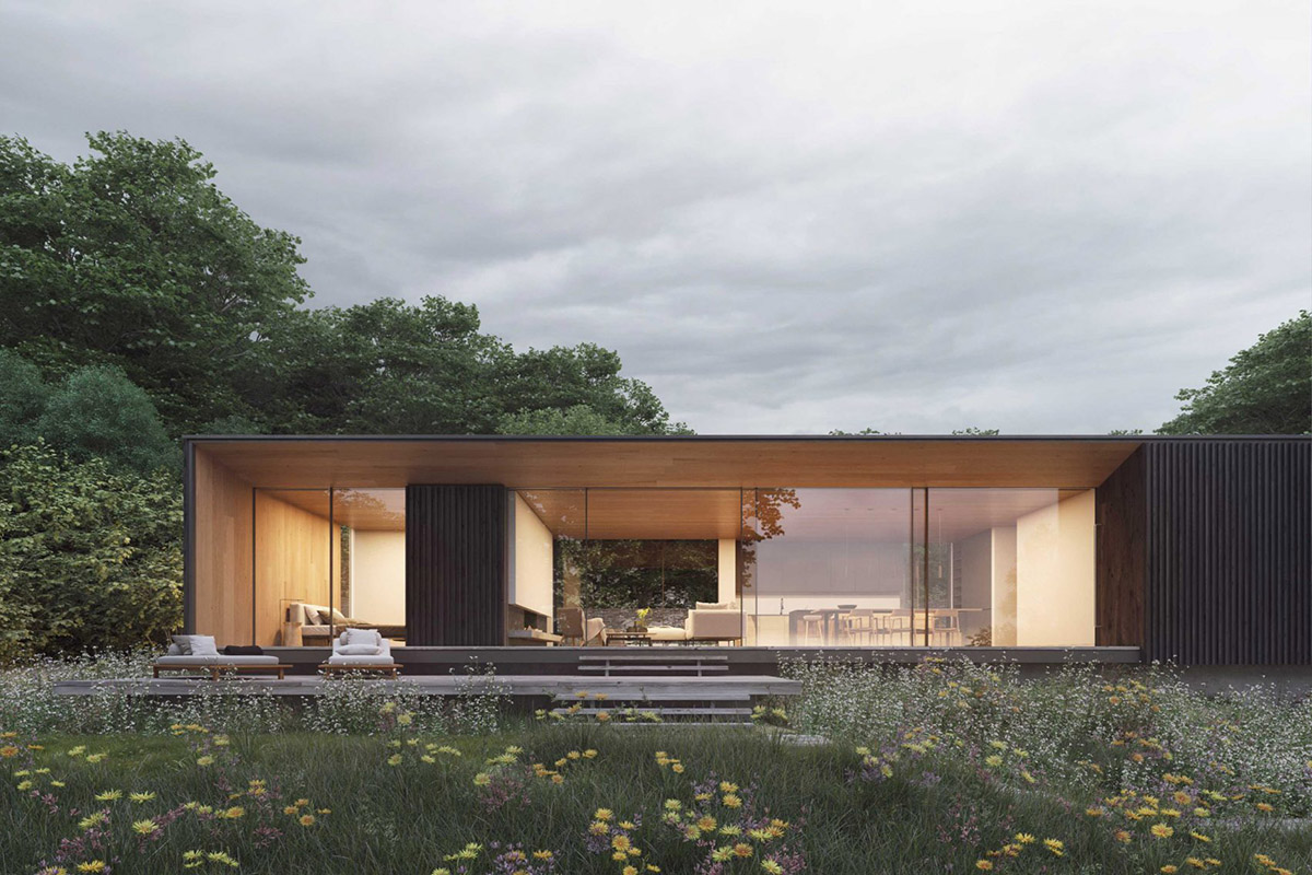 Str&ouml;m Architects gets planning permission for idyllic holiday home on the Isle of Wight coast