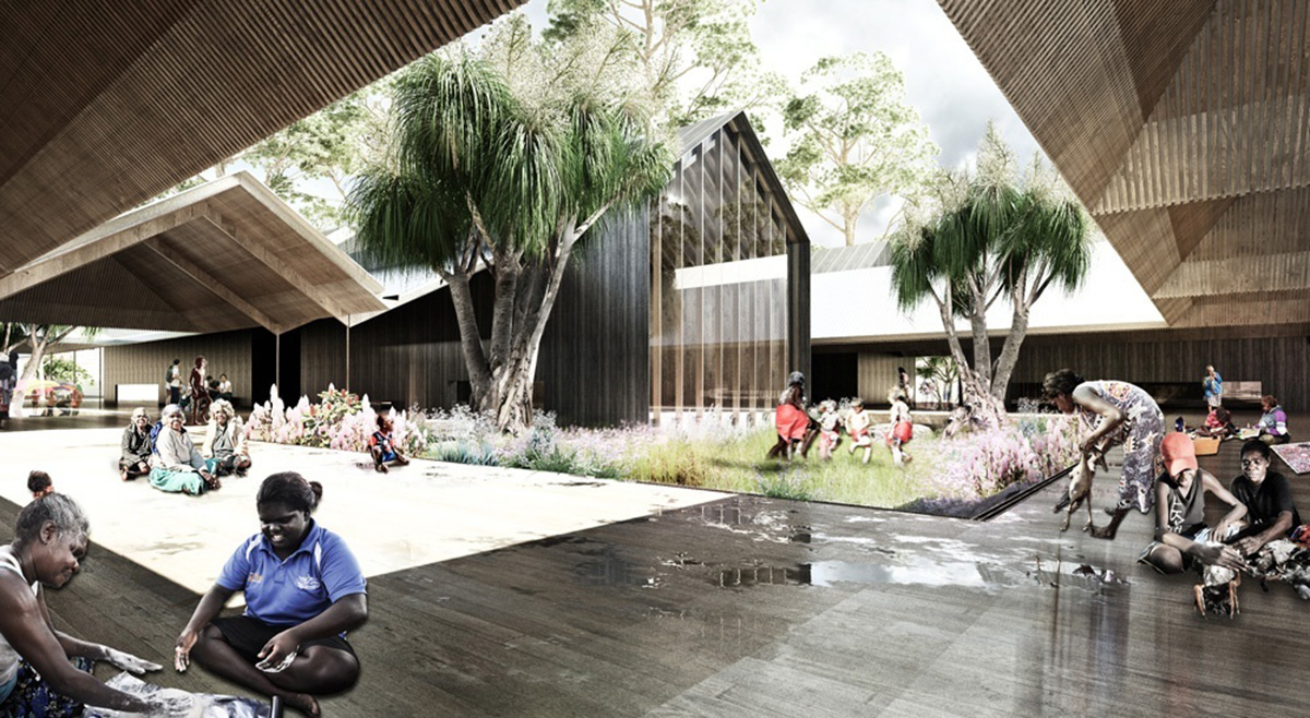 NAAU and Enlocus unveil masterplan to transform Jabiru town with cave-like buildings