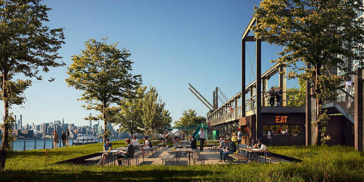 New images revealed for Domino Sugar Factory’s 11-acre park in Brooklyn