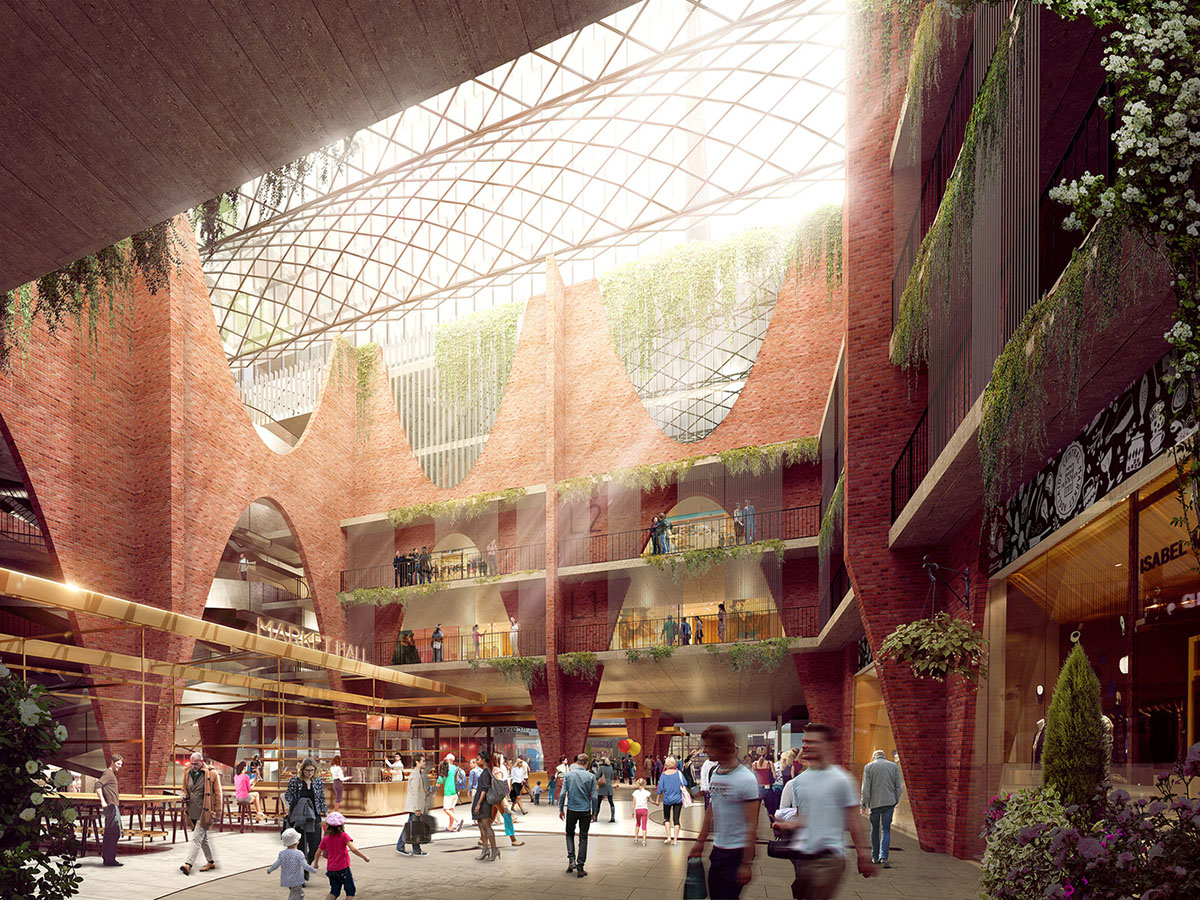 Woods Bagot unveils design for arcaded Adelaide Central Market in Australia