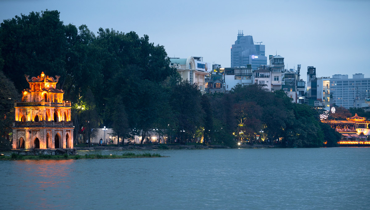 MIA Design Studio created lightweight pavilion made of thousands of small nylon cords in Vietnam