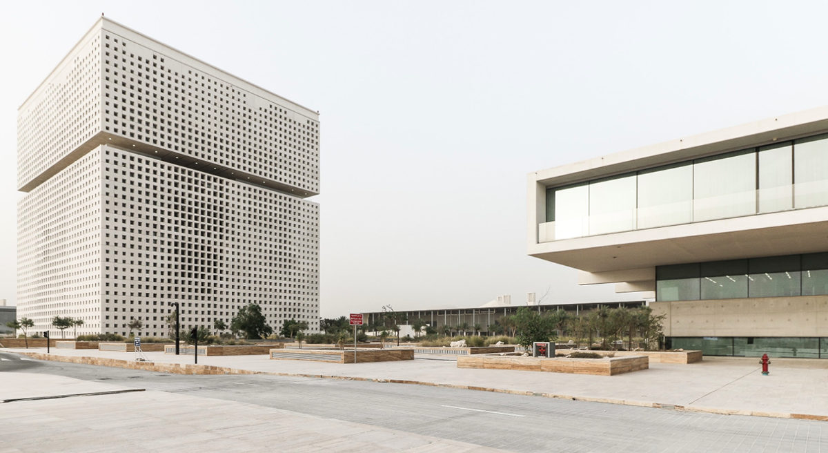 New photographs of OMA’s Qatar Foundation Headquarters revealed by Yueqi Jazzy Li