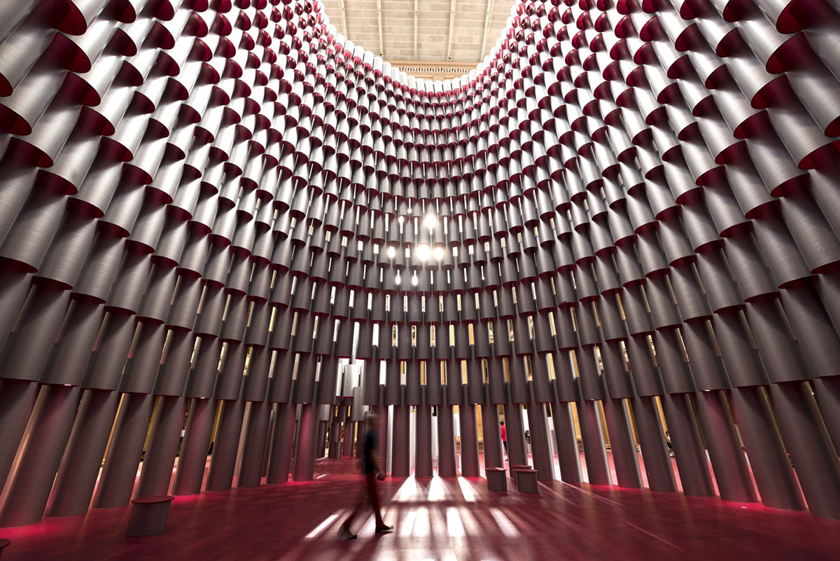 Studio Gang’s pink-domed Hive opens at the National Building Museum