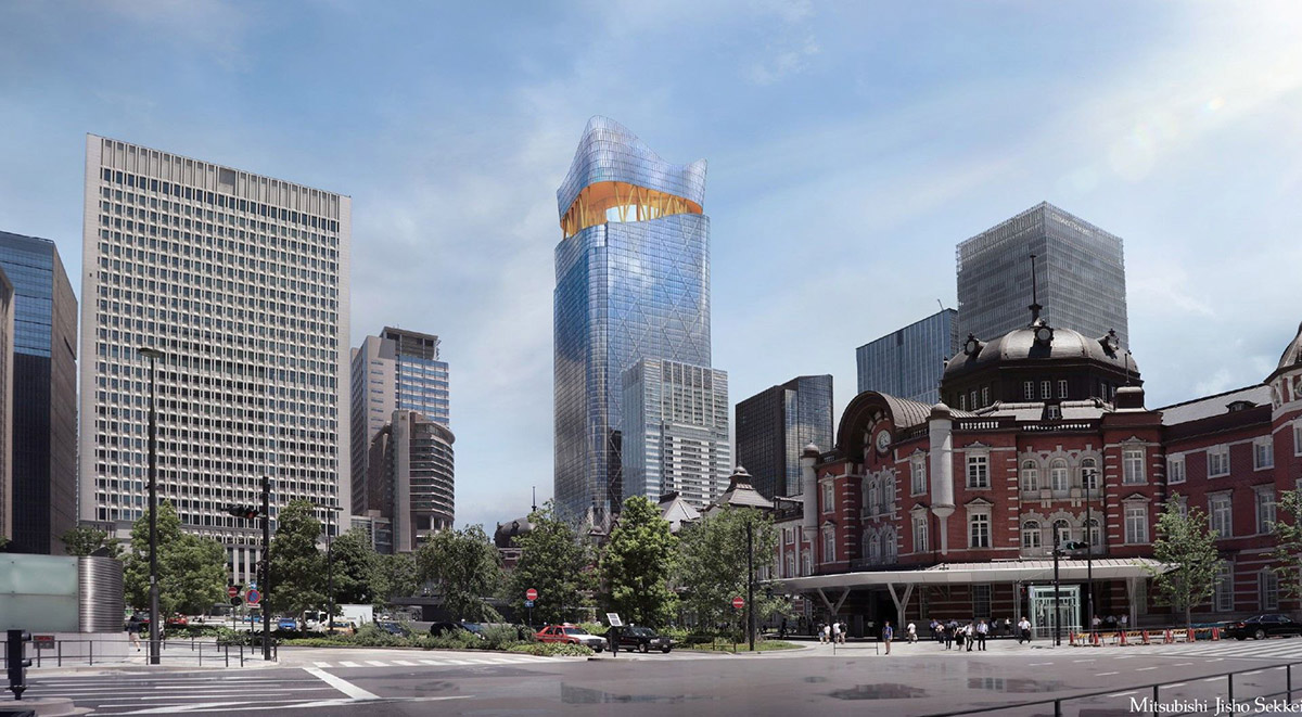 Sou Fujimoto reveals design for the top part of Torch Tower set to become the tallest tower of Japan