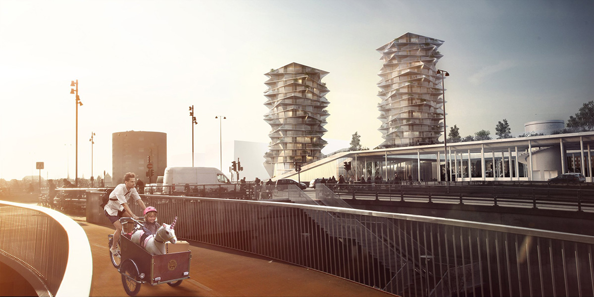 BIG reveals plans for Cactus Towers in Copenhagen