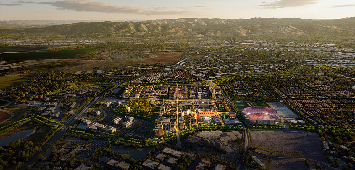 Foster + Partners unveils new mixed-use development for the city of Santa Clara