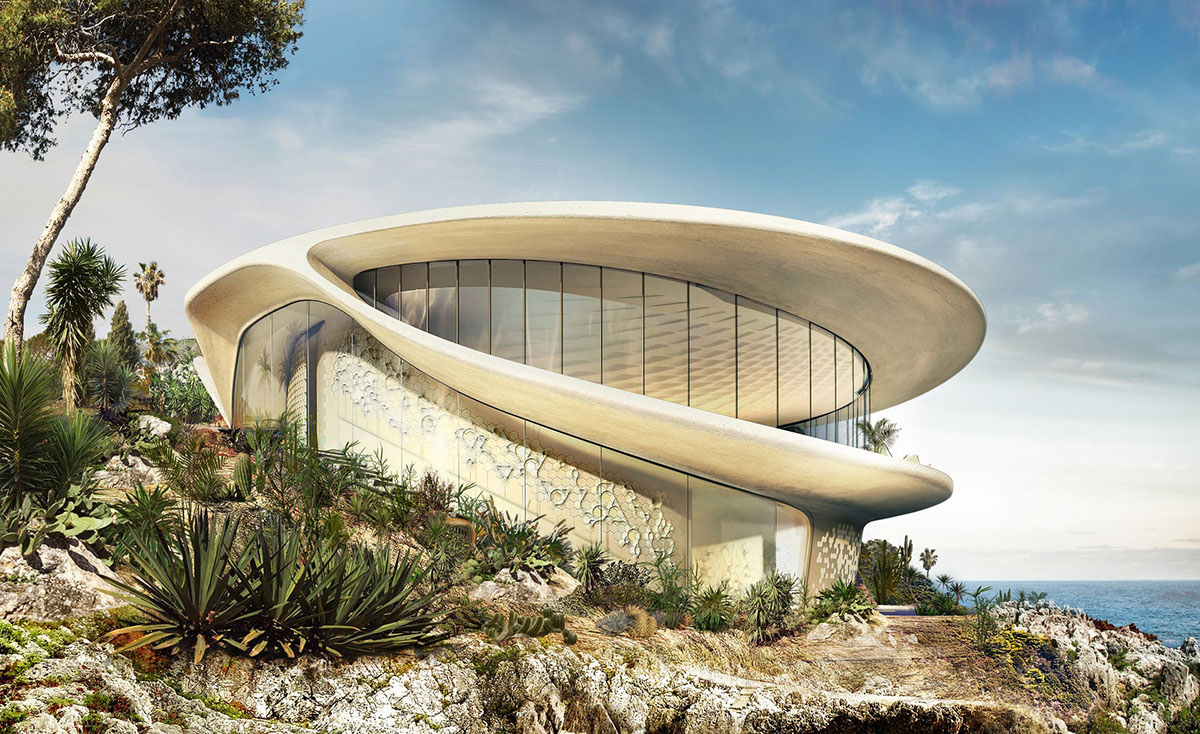 David Tajchman designs private residence inspired by the curves of the client's car