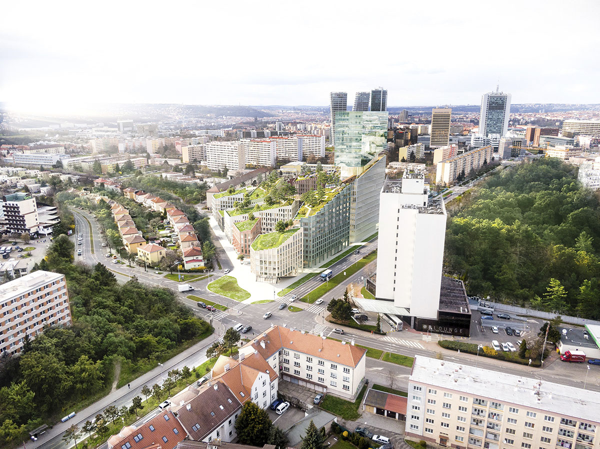 Benthem Crouwel Architects selected to design a new landmark Valley in the city of Prague