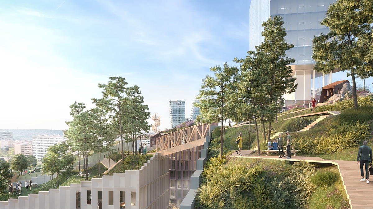 Benthem Crouwel Architects selected to design a new landmark Valley in the city of Prague