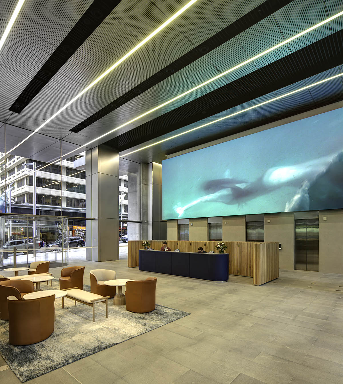 SOM and Architectus complete mixed-use tower with cross-braced exoskeleton in Sydney