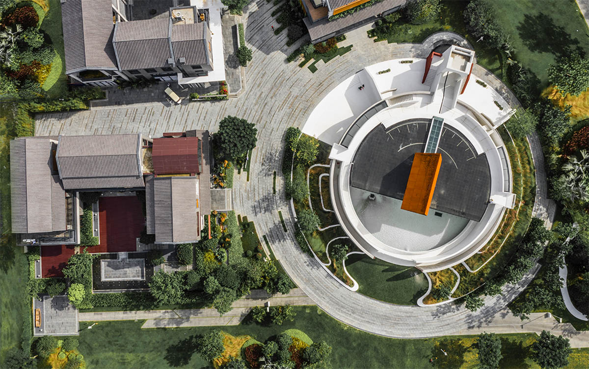 Shanghai United Design Group combines earthy elements with geometric forms for Dysis Chapel in Hainan