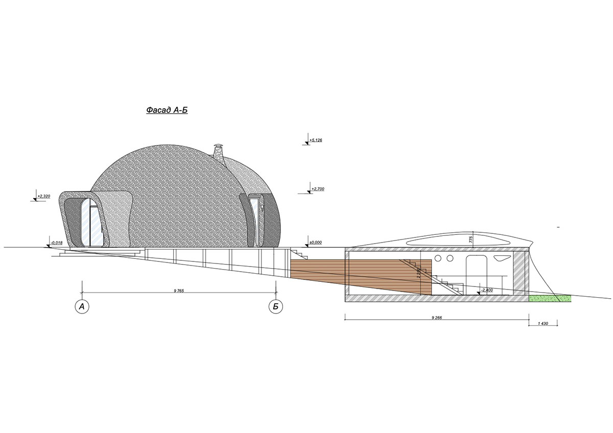 Nat Telichenko completes retro-futuristic Baan Bubble Dome House in Kharkiv, Ukraine