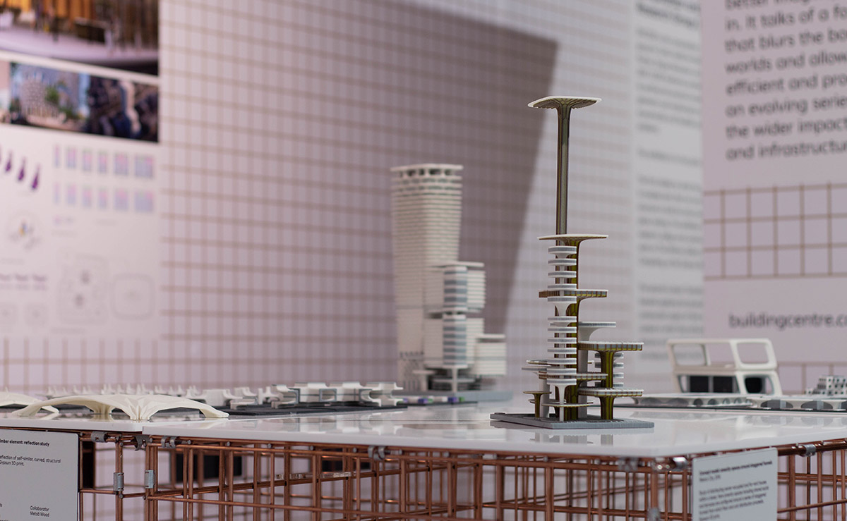 Zaha Hadid Architects' robotically produced prototypes displayed at Digital Turn exhibition