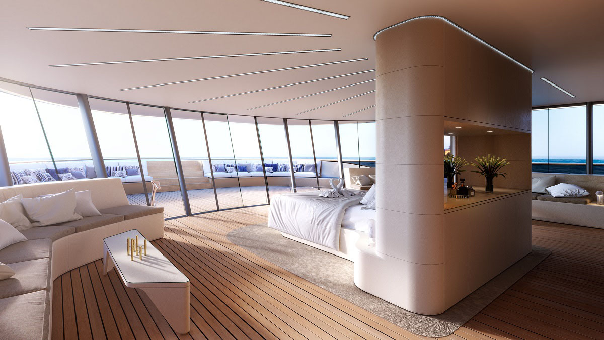 Mexican Architect Fernando Romero designs superyacht for the Italian brand Benetti
