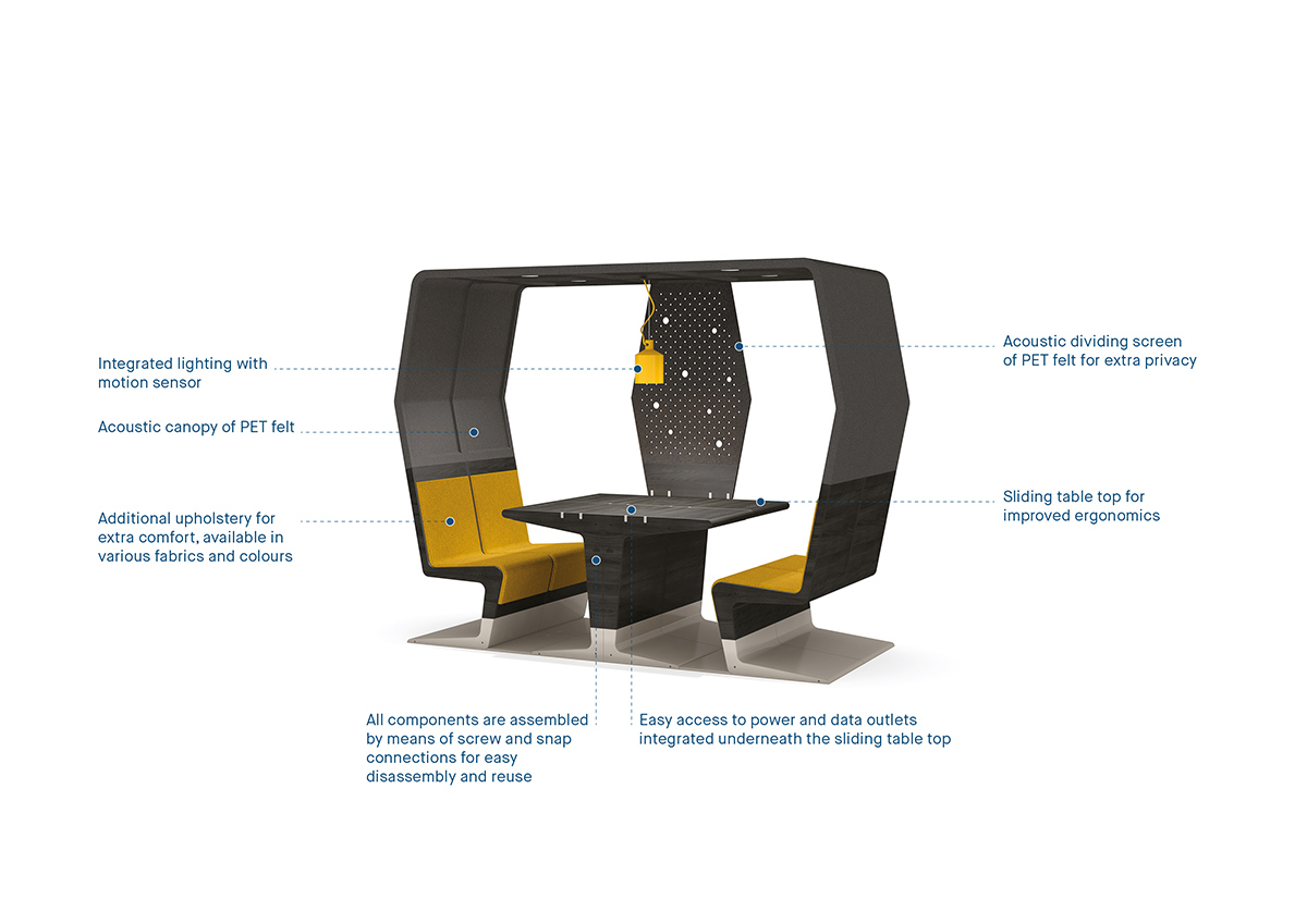 Mecanoo and Gispen launch modular furniture concept for learning environments