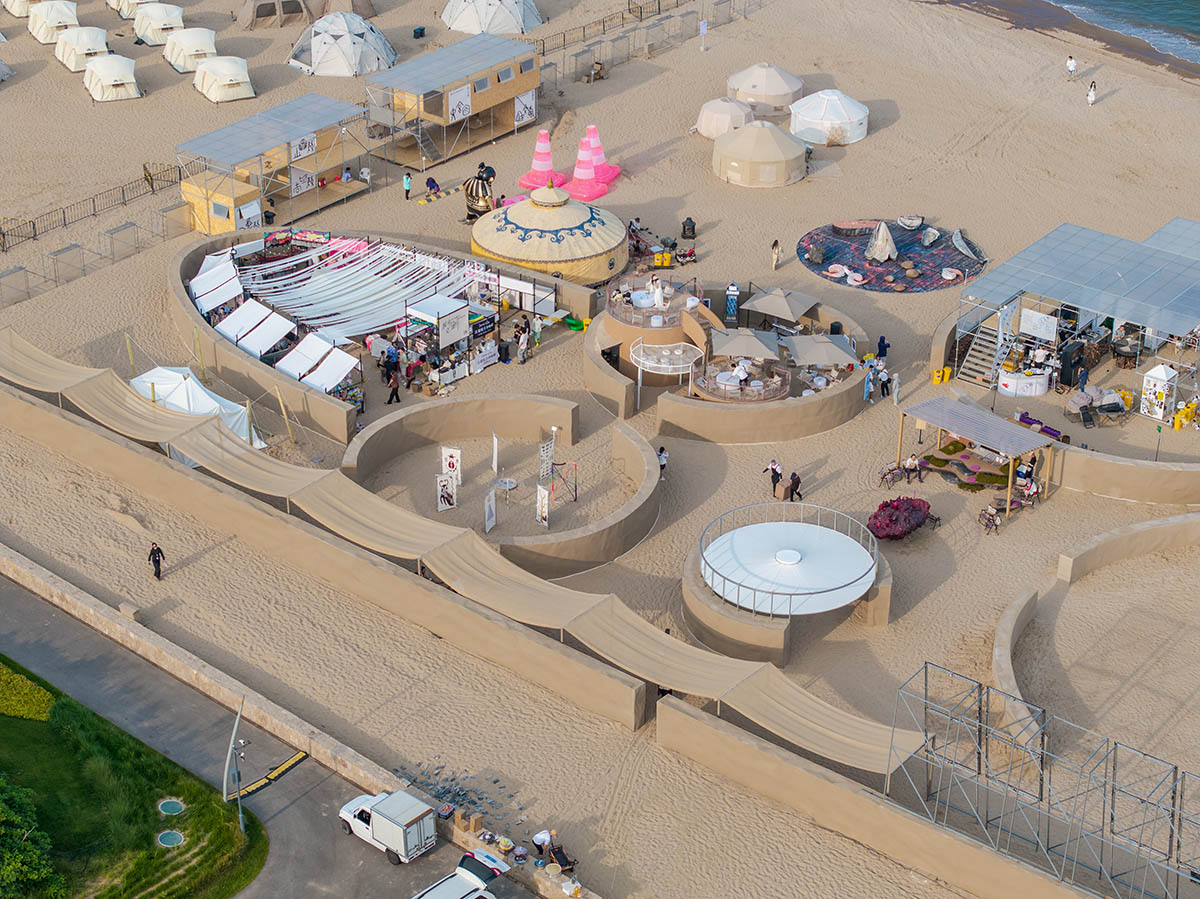 MAD Architects blends art and architecture for a public art project at 2024 Aranya Theatre Festival