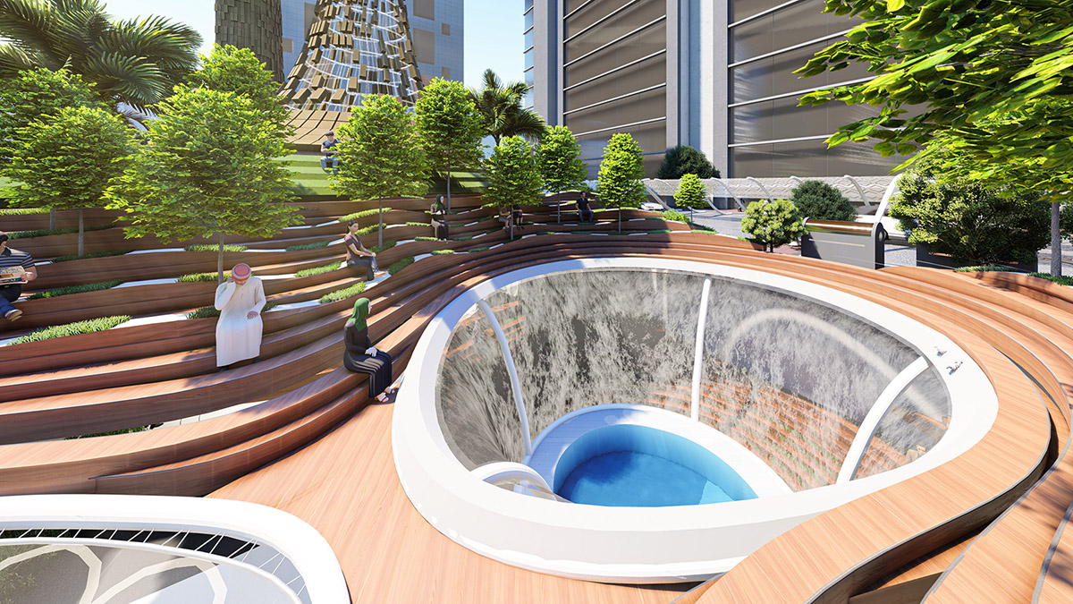 Reparametrize Studio re-generates smart outdoor urban spaces for extreme climates in Abu Dhabi