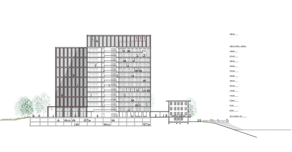 Atelier Kempe Thill selected to design new high-rise office tower in Hamburg