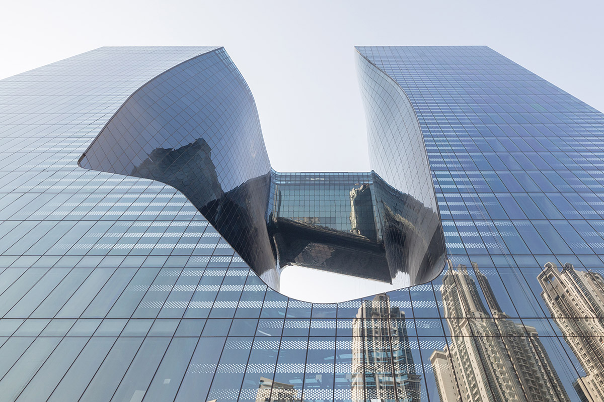 Zaha Hadid Architects' Opus Hotel in Dubai recaptured in photographs by Laurian Ghinitoiu