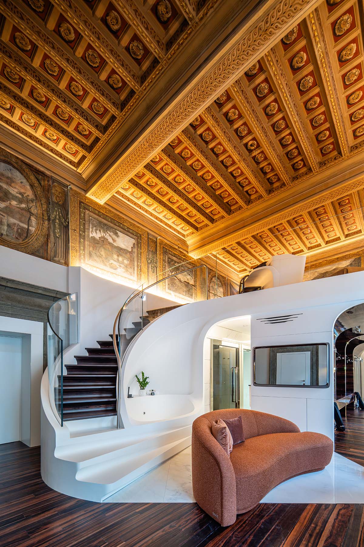 Zaha Hadid Architects renovates historic Roman Palazzo into Hotel Romeo Roma in Italy