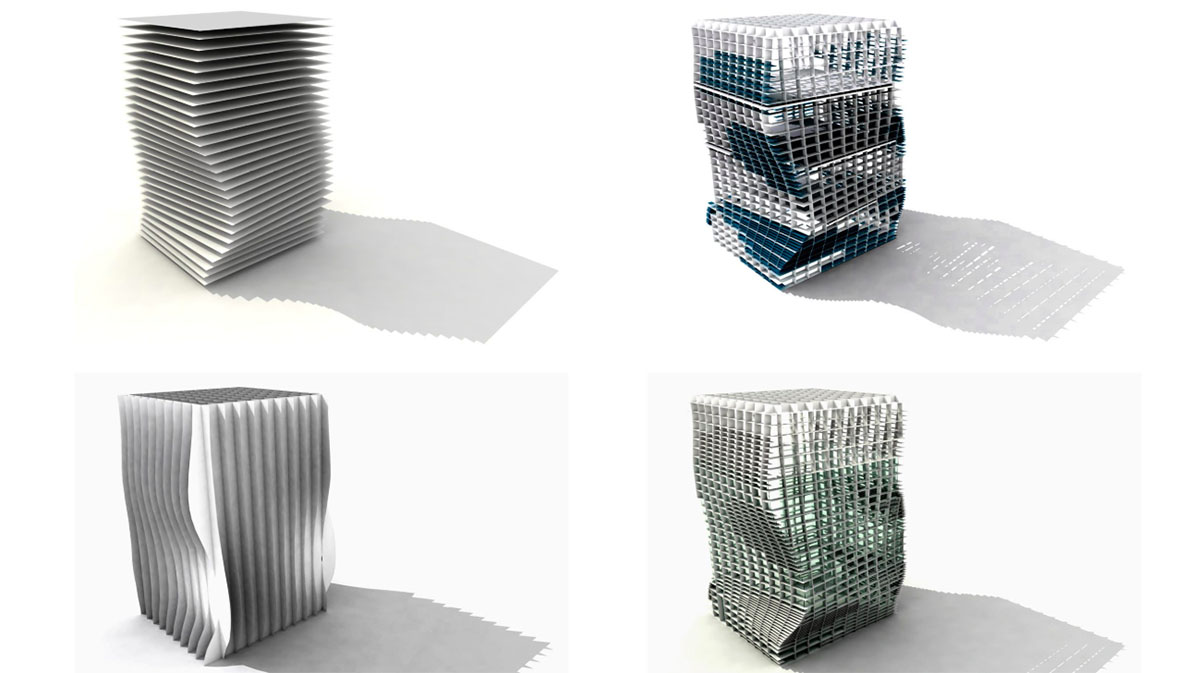 Eric Owen Moss completes Vespertine Restaurant with soft geometry and red fins in Culver City